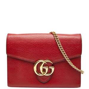 Gucci Gg Marmont Chain Wallet Leather #251983G64B